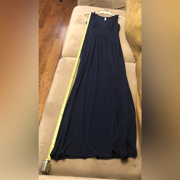 Nordstrom brand Loveapella V-Neck Jersey Maxi Dress Sz 12P - Picture 6 of 7